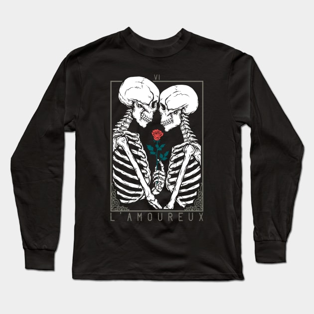 VI The Lovers Long Sleeve T-Shirt by Deniart